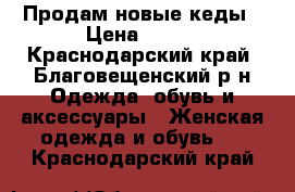 Продам новые кеды › Цена ­ 500 - Краснодарский край, Благовещенский р-н Одежда, обувь и аксессуары » Женская одежда и обувь   . Краснодарский край